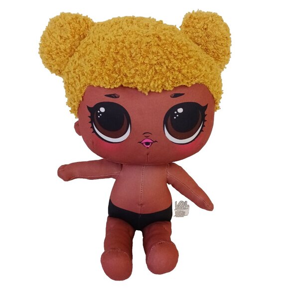 LOL Surprise Plush Doll Queen Bee Gold Hair 15" Long Stuffed Toy No Clothes - Picture 1 of 7